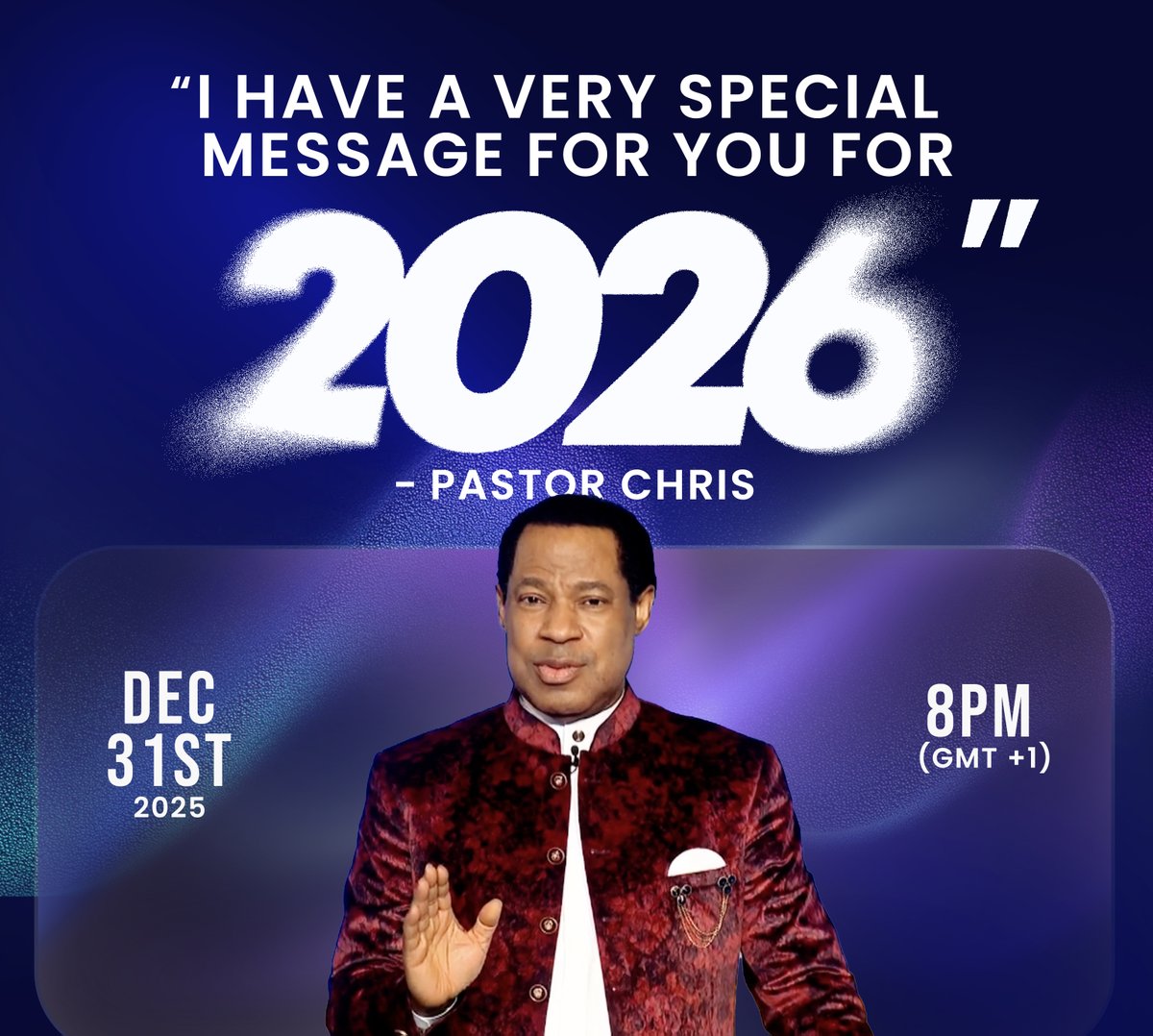 I have a very special message for you for the year 2026 - Pastor Chris

ARE YOU READY TO RECEIVE IT 🤩🔥💯