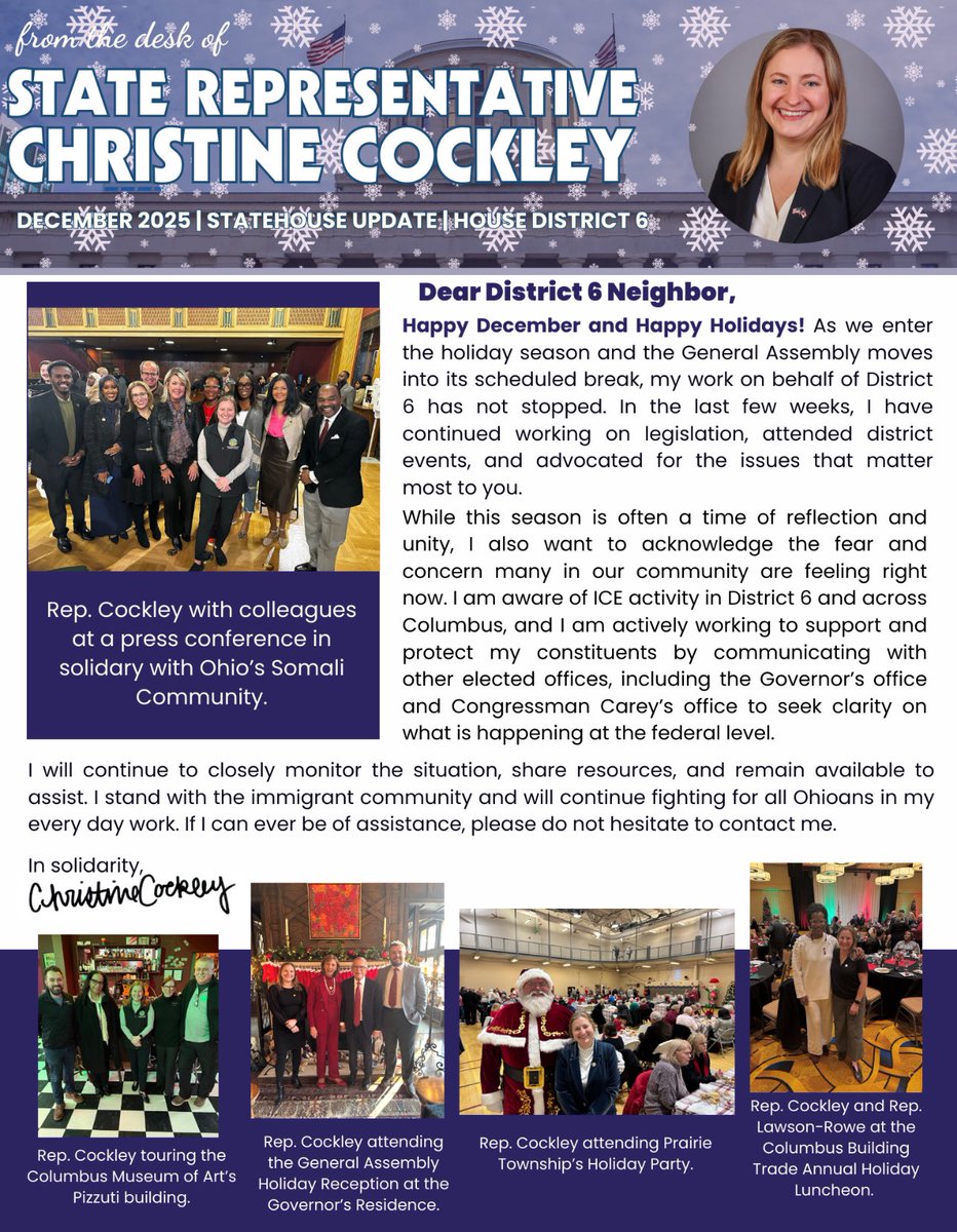 State Representative Christine Cockley tweet media