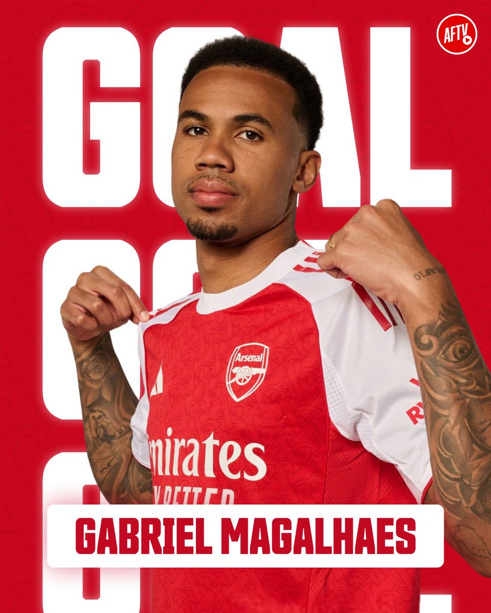 GOALLLLLLLLLLLLLLLLLL!!!!

First start after the injury and Gabriel scores RIGHT AWAY from a corner!!!!!!