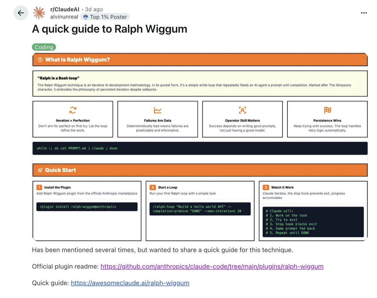 Claude code için Ralph Wiggum adında bir plugin var. Loop şeklinde bir ...
