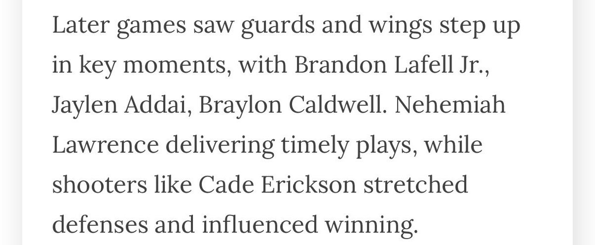 #AGTG, thank you to <a href="/davidghoops/">DG</a> for mentioning me as a standout !
Beyond Blessed!