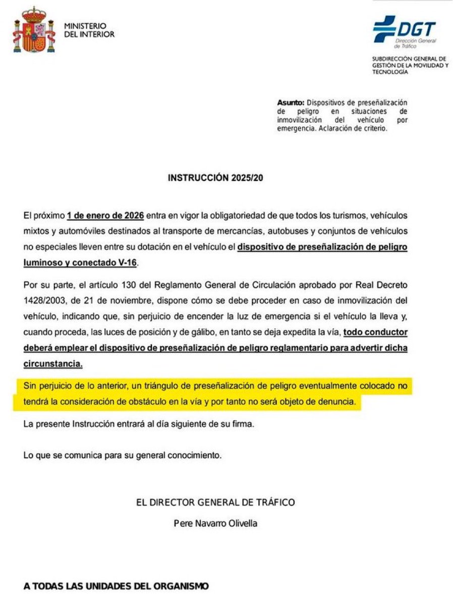 El preludio a suspender la v-16 del demonio