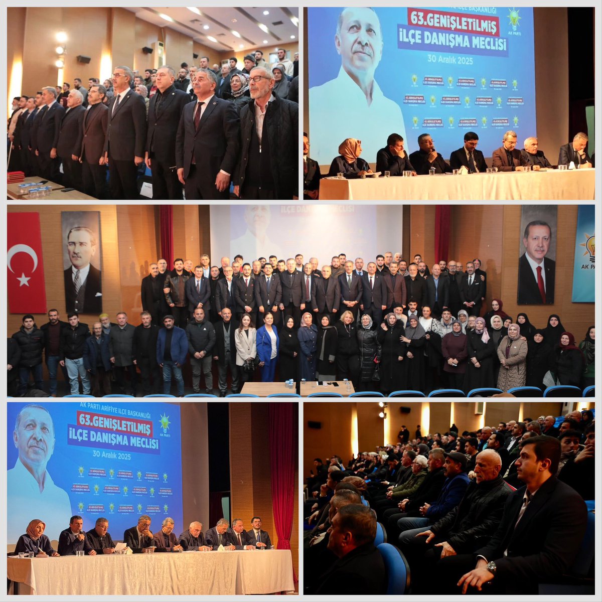 📍 Arifiye

AK Parti Arifiye İlçe Danışma Meclisi Toplantımızı; vatan sevdasını gönlünde taşıyan teşkilat mensuplarımızla birlikte güçlü bir katılımla gerçekleştirdik.

AK Parti olarak Milletimizin sesini duymadan, teşkilatımızın fikirlerini almadan, yol arkadaşlarımızla omuz