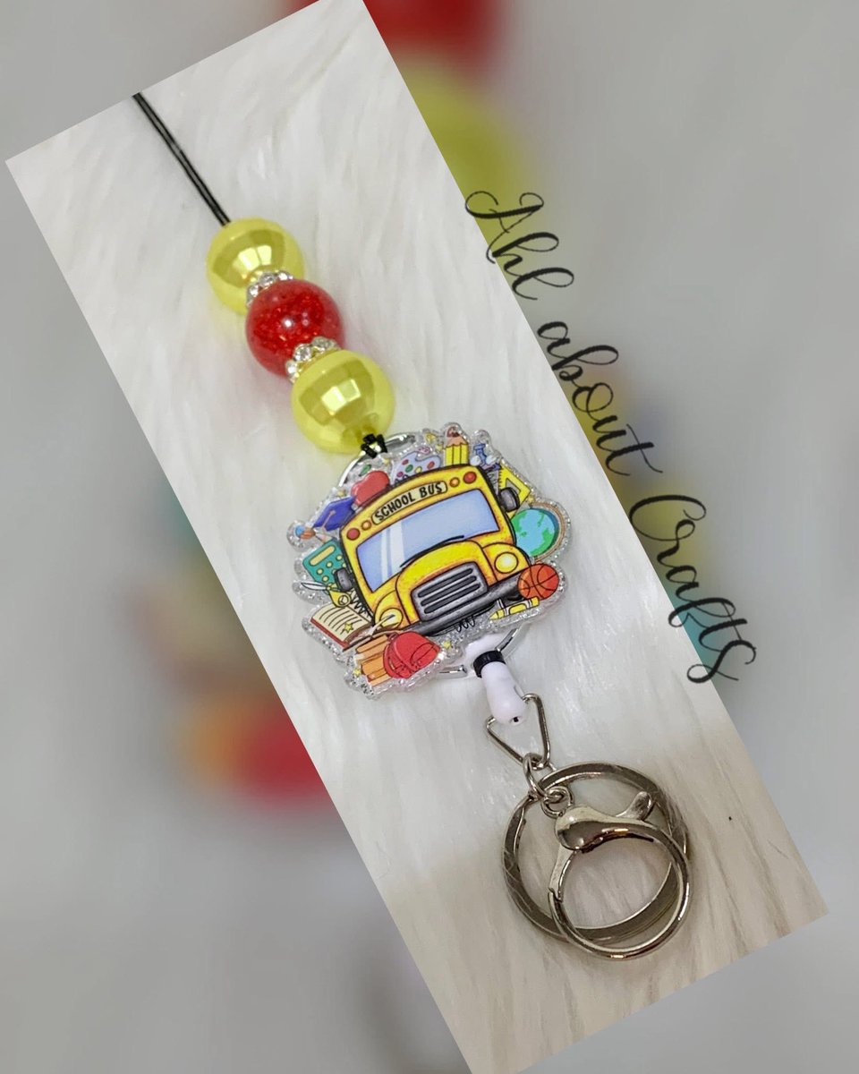 DaniAhl7's tweet image. 🚨20% off ends this week 🚨
Calling all 🚌School Bus Drivers!
School Bus Badge Reels
Available in alligator clip, belt clip, or lanyards. 
With or without beads. 
Unisex
#badgereels
#lanyards
#schoolbusdriverlife
#madewithlove
#ahlaboutcrafts

ahlaboutcraftsbydani.etsy.com