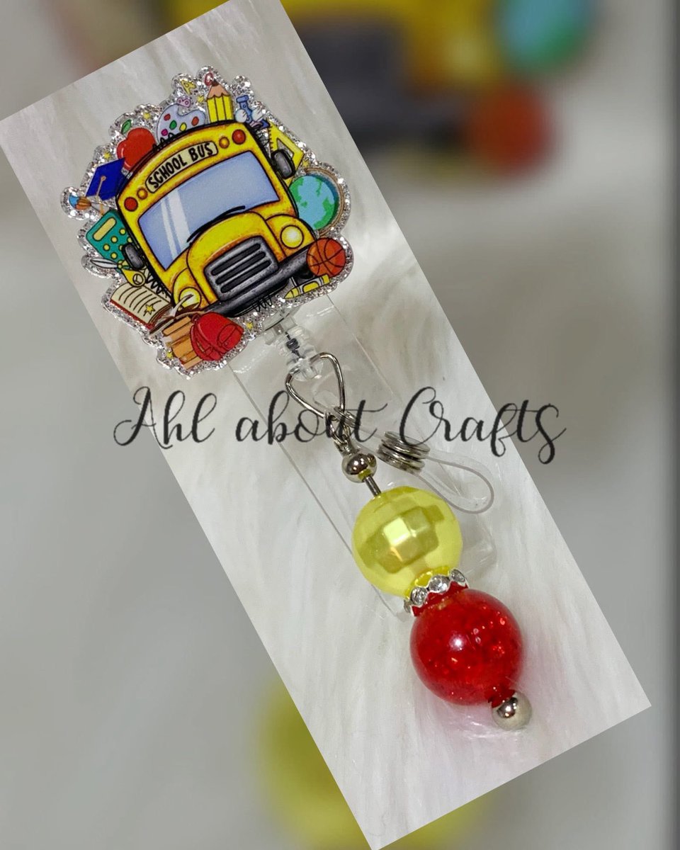 DaniAhl7's tweet image. 🚨20% off ends this week 🚨
Calling all 🚌School Bus Drivers!
School Bus Badge Reels
Available in alligator clip, belt clip, or lanyards. 
With or without beads. 
Unisex
#badgereels
#lanyards
#schoolbusdriverlife
#madewithlove
#ahlaboutcrafts

ahlaboutcraftsbydani.etsy.com