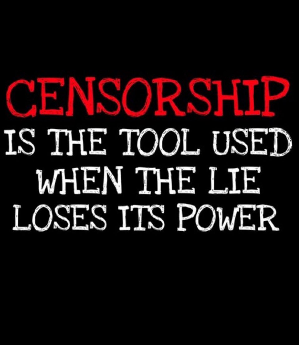Truth is classified as ‘hate speech’. They want to ‘protect’ you from reality and critical thinking. 👇🏽 💯