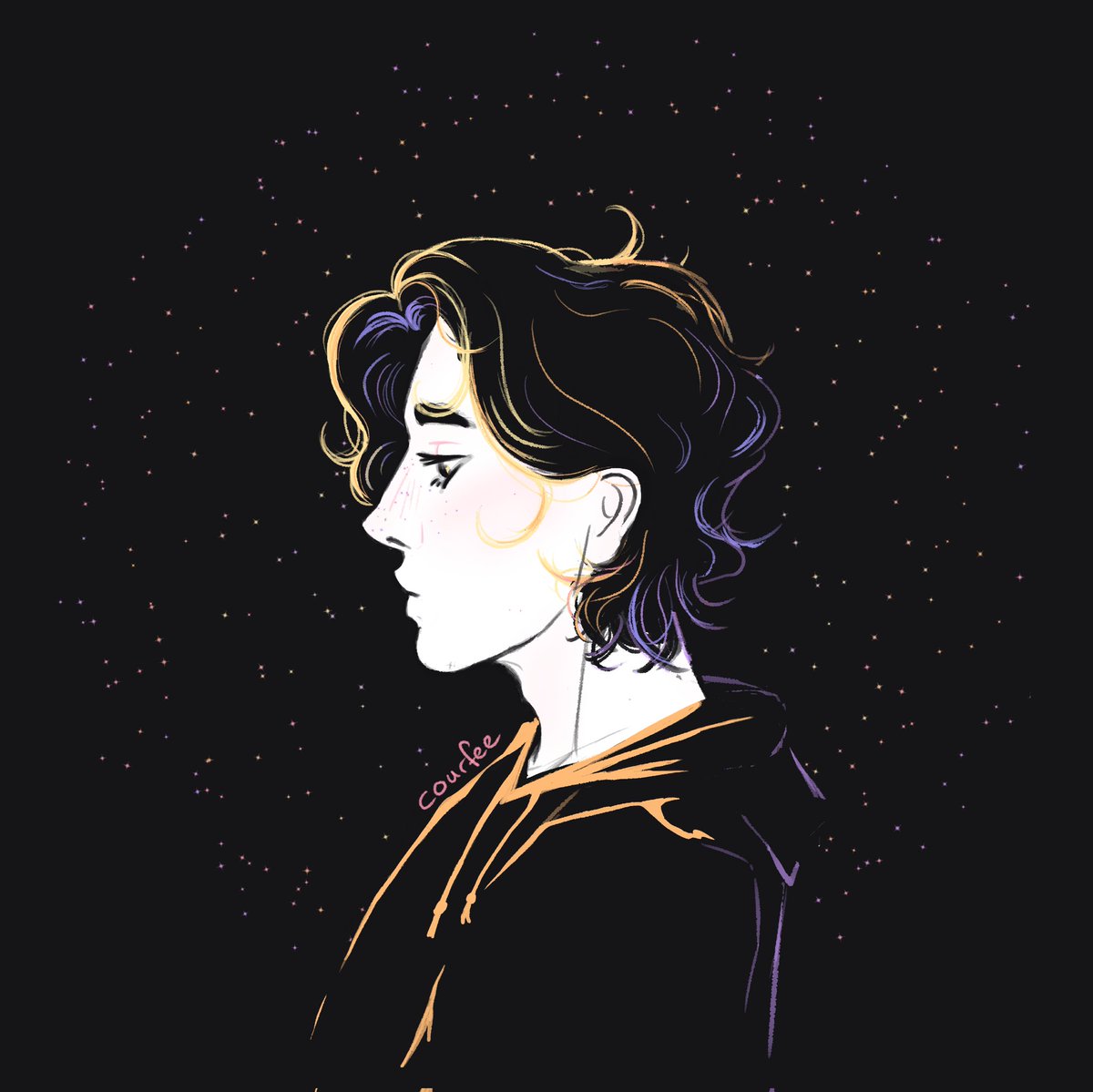 courfee_'s tweet image. Late night regulus also from that tumblr colour palette ask thingy :)