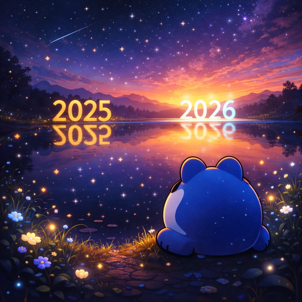 As 2025 closes out, just want to say I’m grateful to still be here with Toad Gang 🤩Another year of patience, conviction, and showing up😎🍃🌀🔺
2026 feels gud frfr! 😁
Proud to be here with you all💙