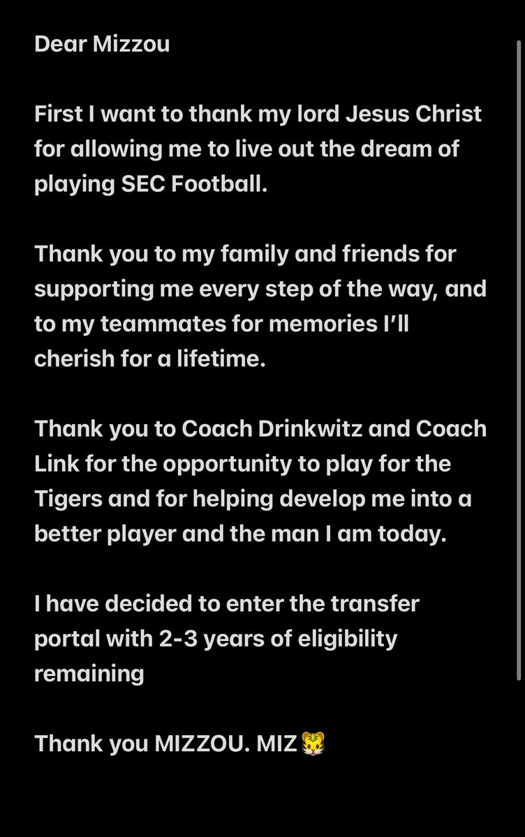 RyderGoodwin103's tweet image. Thank you MIZZOU🐯

@SnyderKicking @MizzouFootball @314Graphics @CoachCrissup