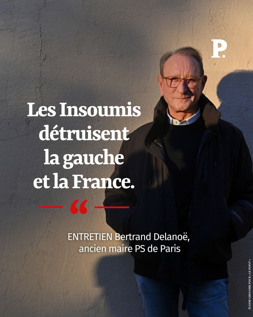 On n’avait pas remarqué que les insoumis étaient au pouvoir, en lieu et place du macronisme que Bertrand Delanoë a soutenu. C’est bien lui le complice du chaos que crée ce pouvoir qui a normalisé les idées de l’extrême-droite, dans ses mots et dans ses actes avec des politiques