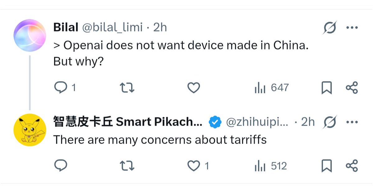 Sounds like the tariffs are working then.