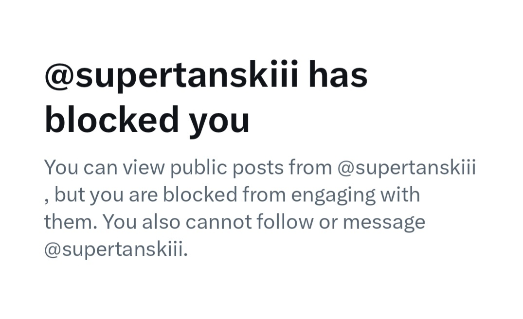 EvacTony's tweet image. Lol supertanskiii! You pussied out! She deleted the tweet I fired back at her btw, thats why she blocked me. It'd be a shame if one @realDonaldTrump @POTUS @JDVance @VP saw what this vile little creature was writing and deleting.....she sounds unhinged and potentially encouraging…