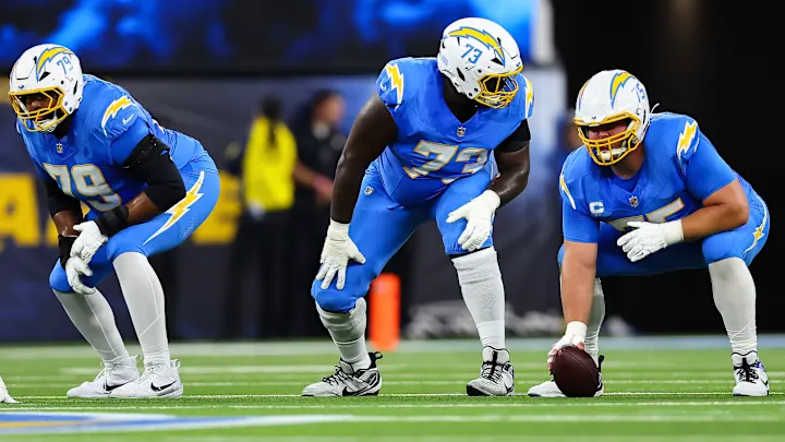 tylerjschoon's tweet image. "Final" Chargers offensive line rankings ahead of (potentially) resting some starters in Week 18:

ESPN Pass Block Win Rate: 32nd
ESPN Run Block Win Rate: 31st
PFF Pass Blocking Efficiency: 30th
PFF Run Blocking Grade: 32nd
PFF Pass Blocking Grade: 31st