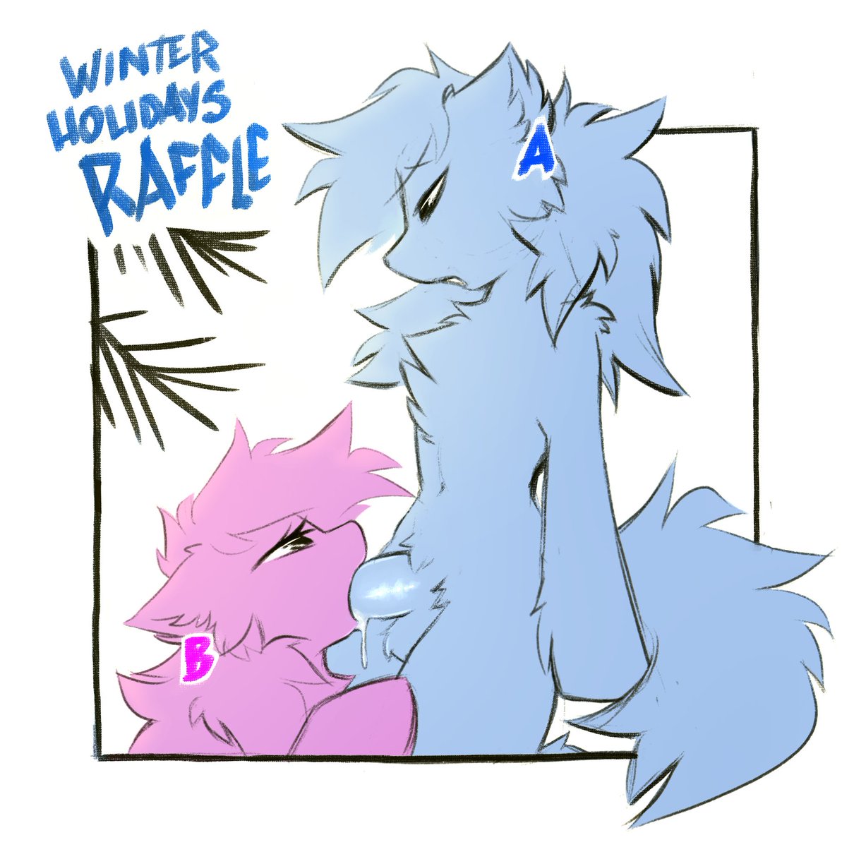 ✨RAFFLE✨

To enter:
Follow my account
RT this post
Leave a comment on any artwork in my gallery

MAIN RULE:
One person = one character
If you don’t have a partner - use the comments! Post your OC to look for a match (with preferred gender) - or reply to someone who already did.