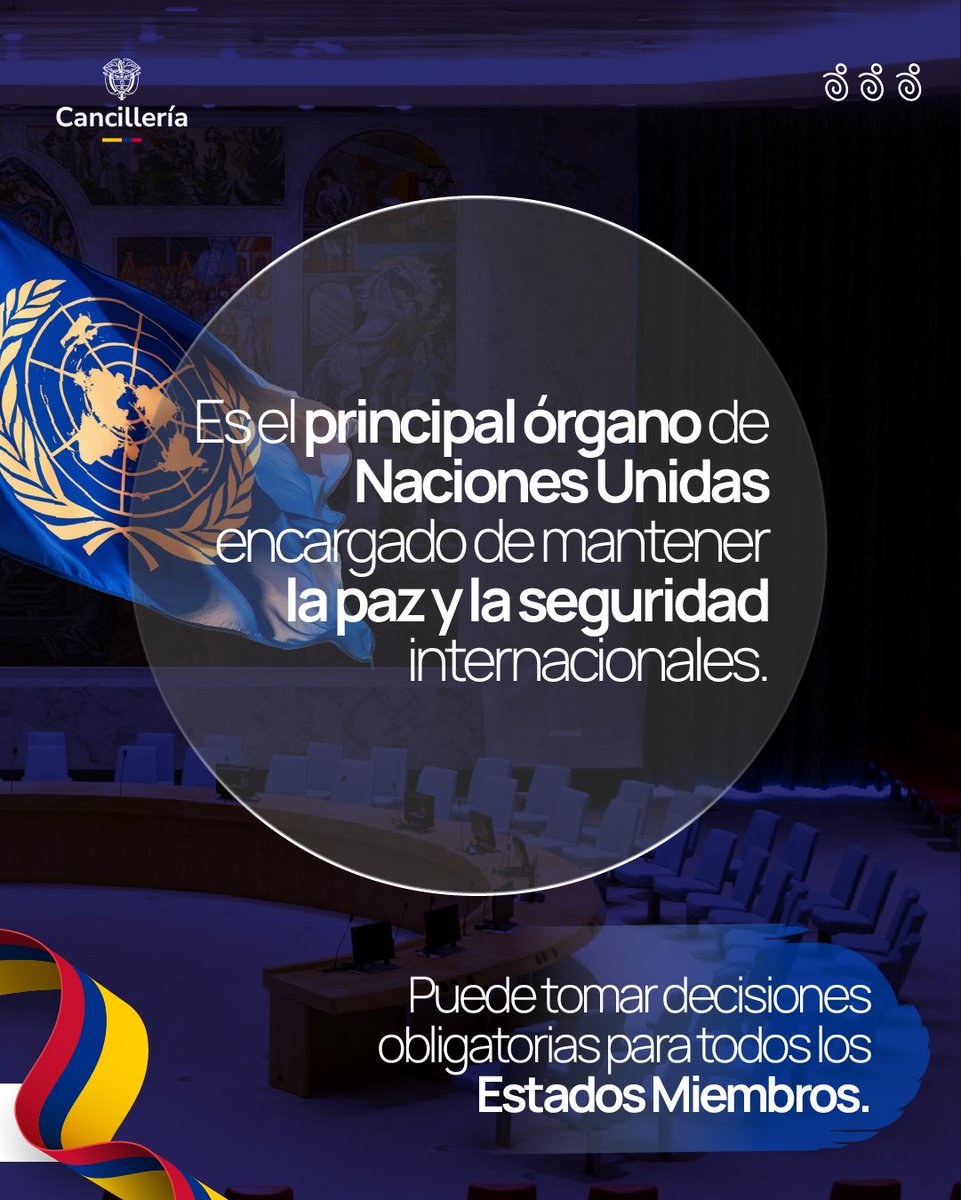 CancilleriaCol's tweet image. Colombia inicia su mandato como miembro no permanente del Consejo de Seguridad de la ONU.

Hoy, nuestro país es uno de los protagonistas en el escenario donde se votan las decisiones más importantes para La Paz, con una voz que apuesta por el diálogo, el multilateralismo y la…