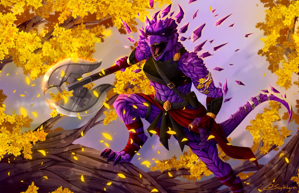 Here she is!!
Vis’karra, my gem dragonborn Path of the World Tree Barbarian!! 

I’m so glad she’s finally finished so I can share her with the world 🥰

#dnd #dungeonsanddragons #dndcharacterart