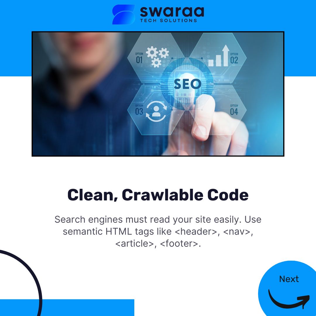 swaraasolutions's tweet image. Want your website to show up on Google? It starts with smart development! 🚀

Follow for more!
Visit our website: swaraa.dev
Mail us at: info@swaraa.dev
Call us on: 07935336883

#SEO #SEOTips #WebDevelopment