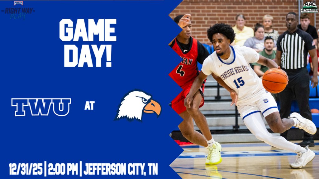 twbulldogs's tweet image. IT'S GAMEDAY! @twuhoops plays an exhibition game on the final day of 2025 against NCAA Division II opponent Carson-Newman University. GAMEDAY info ⤵️:
📍Jefferson City, TN
⏰2:00 PM ET
🏀at CNU
📈bit.ly/3LoJ6fa
📹bit.ly/49fhGAp ($)
#TheRightWayToPlay 
@DPASports