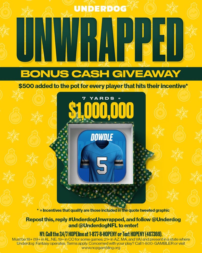 dandrwz's tweet photo. #Underdog Unwrapped https://t.co/XeWQygeVWX
