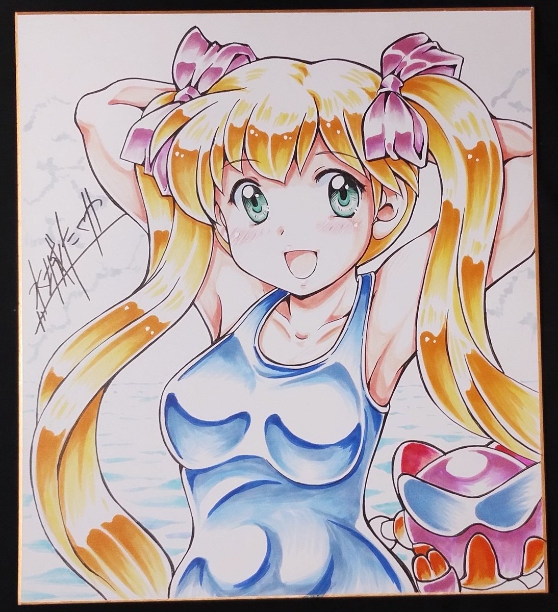 直筆色紙4枚描きました!
コミケ開場後頒布開始します
よろしくお願いします〜 