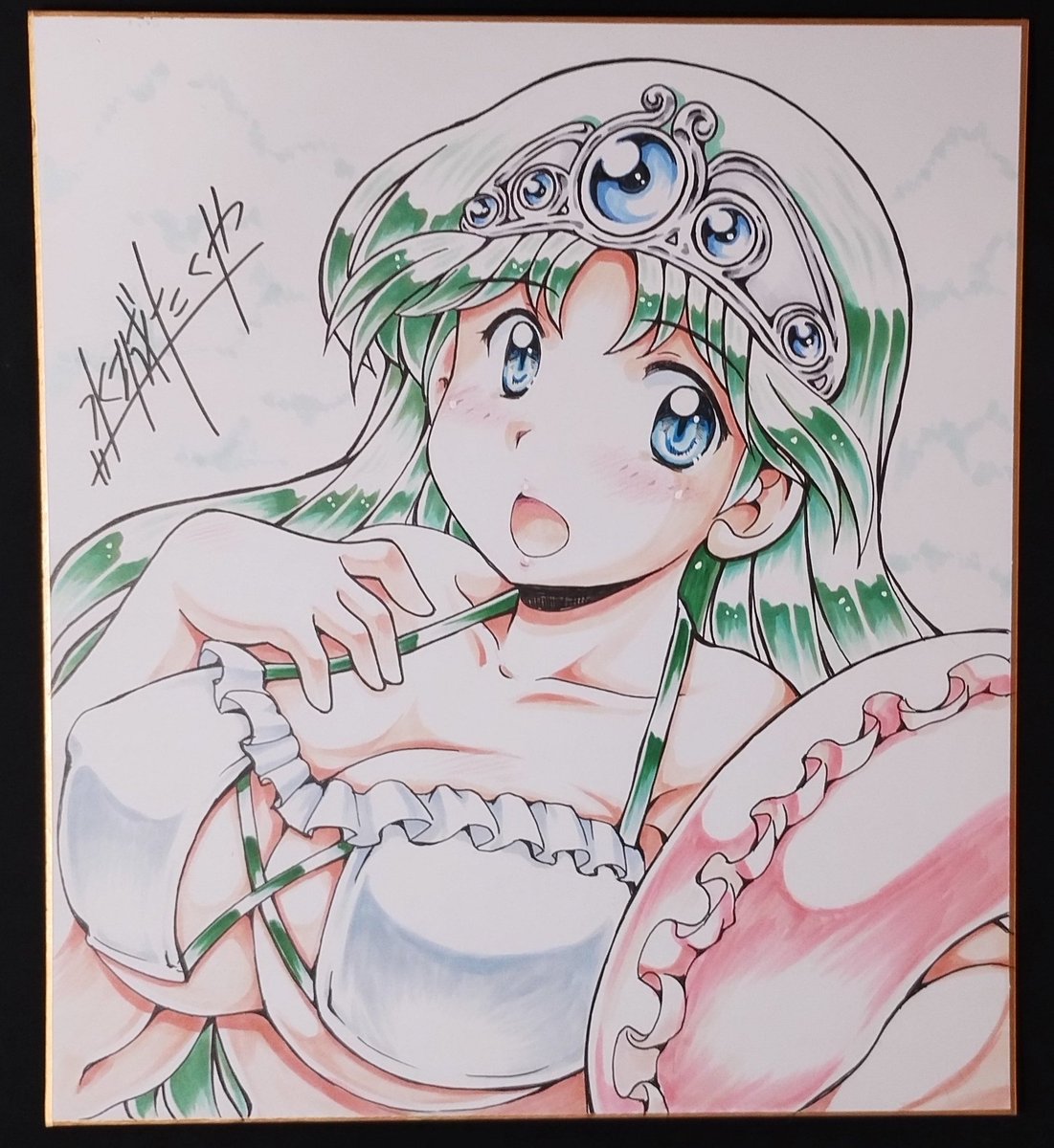 直筆色紙4枚描きました!
コミケ開場後頒布開始します
よろしくお願いします〜 