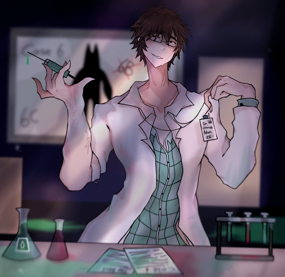 Bitter_efnTR's tweet photo. Uthman Adam (Banban/His name before he transformed into Banban) (Not a Canon style) #gartenofbanban #gobb #Uthman #UthmanAdam #banban https://t.co/I8Oc85nHB9