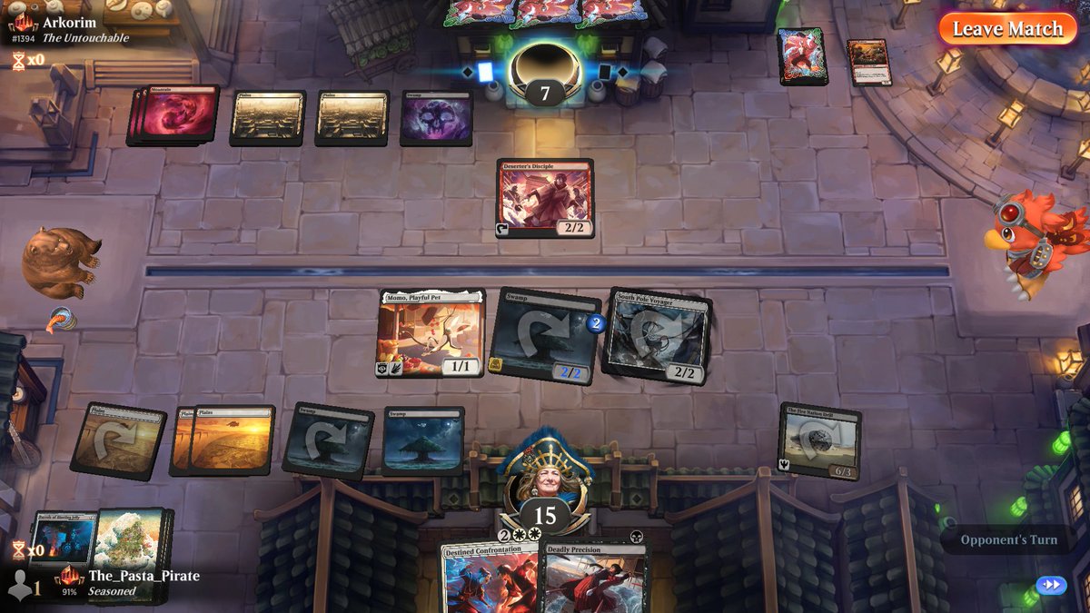 ThePastaPirate's tweet image. ☠️🏆Orzhov Control🏆☠️

1) 1x Air Temple/Black Sun/Drill/Sozin/Yangchen: completely busted bomb-rares

2) 2x Aang: efficient/powerful threat

3) 3x Precision: filled in the gaps of removal, played well with Ruffians

Pool: 17lands.com/pool/d8b102576…

Games: 17lands.com/details/d8b102…