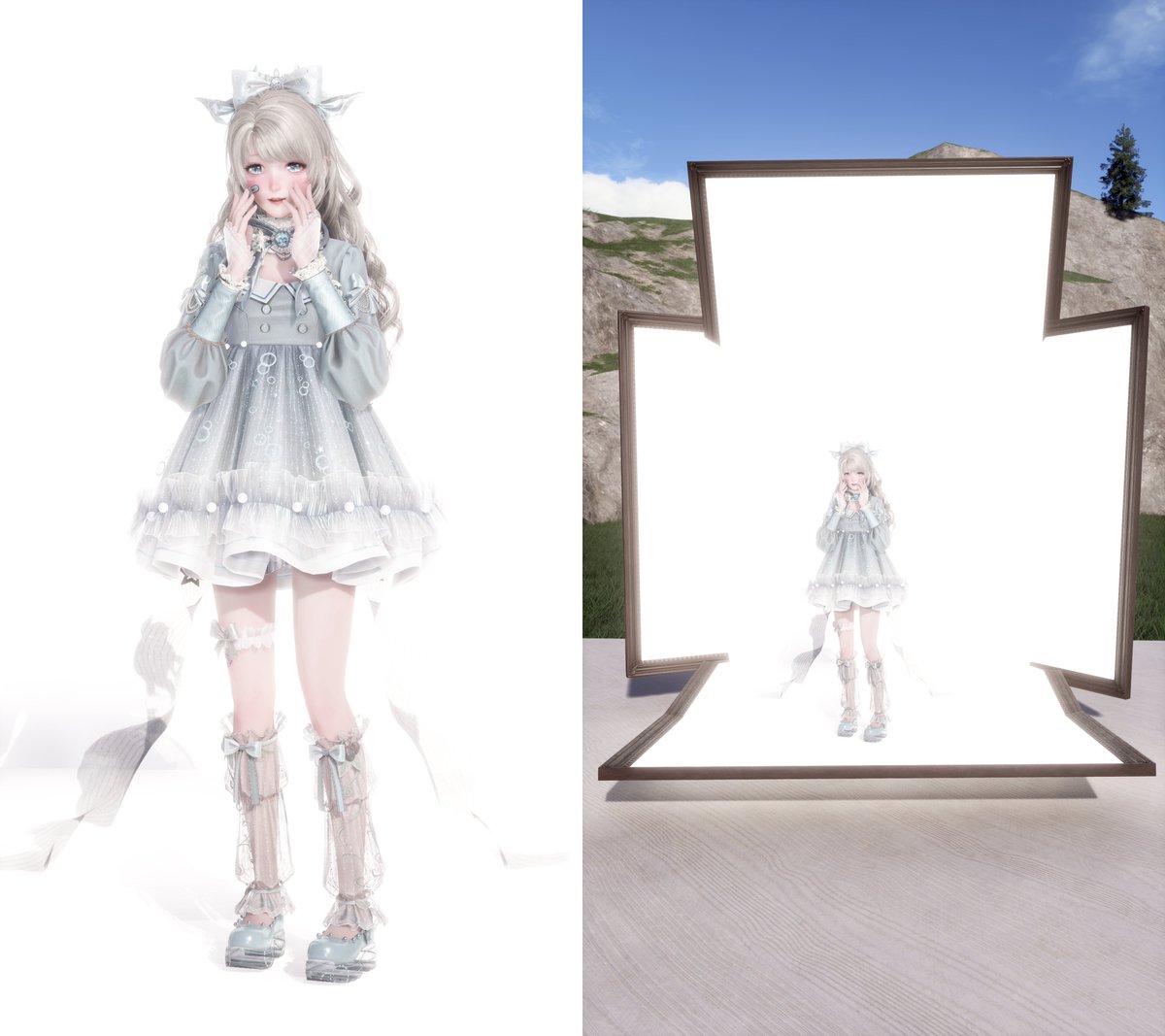 tried it just as a plain white background and im loving it!