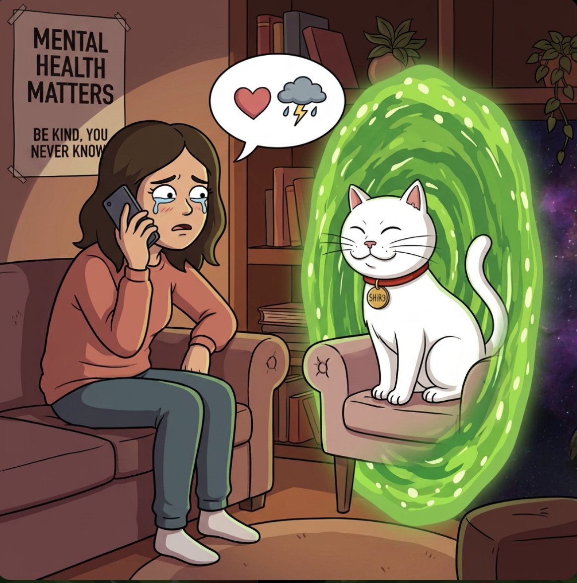 A quick moment to call to our fellow cats to check in with each other, to look out for each other, and to be there for each other. 🐈

You never know what a fellow cat may be going through in this world. It takes all of us to make change. ❤️

Check in on someone you love today.