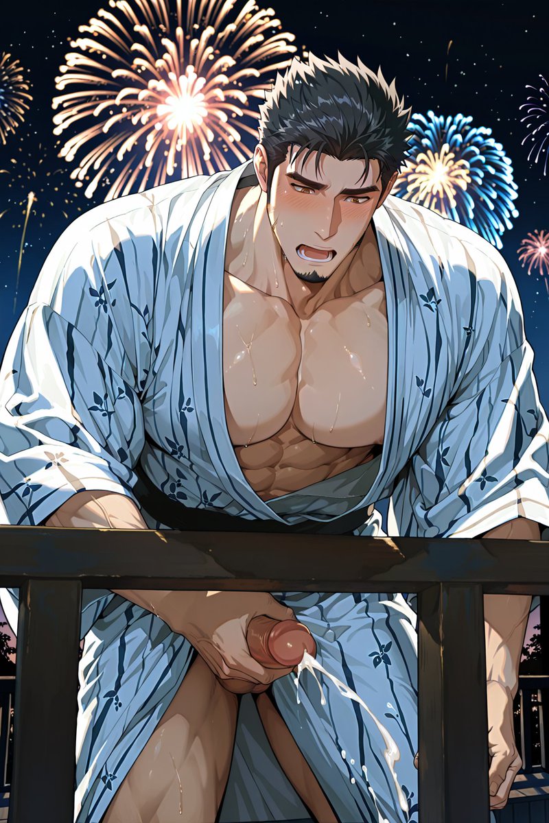 TrafalgarEros's tweet photo. Hot daddy Gilliam enjoying New Year celebration 🥵🥵
#winter #new_year #seasontheme #tensorArt #yaoitwt #bara #hunk #noobai #eros_art #aiart #nsfw #uncensoredAI #nsfw #r19 #AIart #hunks #anime #fanart #nsfwtwt #AIイラスト #gilliam #fireemblemhero #request https://t.co/muzrry564I