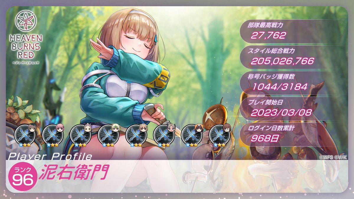 DroemonG's tweet image. 戦闘回数やり切った…
#ヘブバン #ヘブバンプロフィール