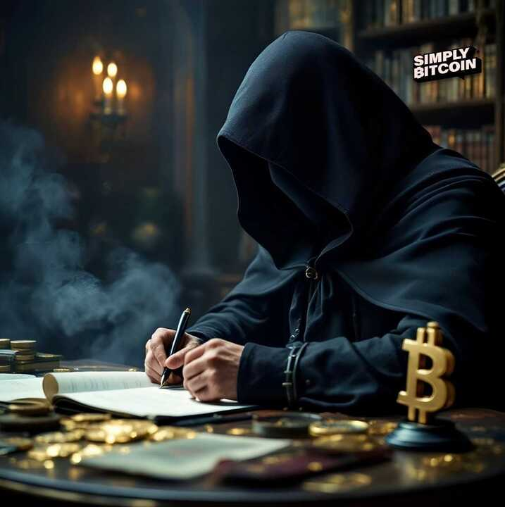 SimplyBitcoin's tweet image. SATOSHI NAKAMOTO: "I believe it's necessary to return control of money back to the people."