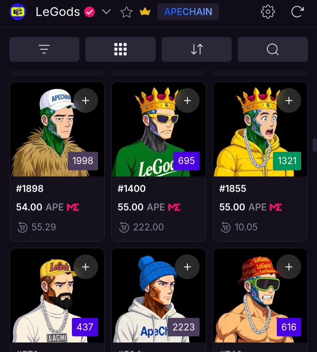 LeDev_LeGods's tweet image. Two King crowns on the floor for only 50 apecoin 🤷🏻‍♂️

Nice grab for anyone who likes that trait 👌🏼 🤴 👑 

@LeGodsNFT on @ApeChainHUB