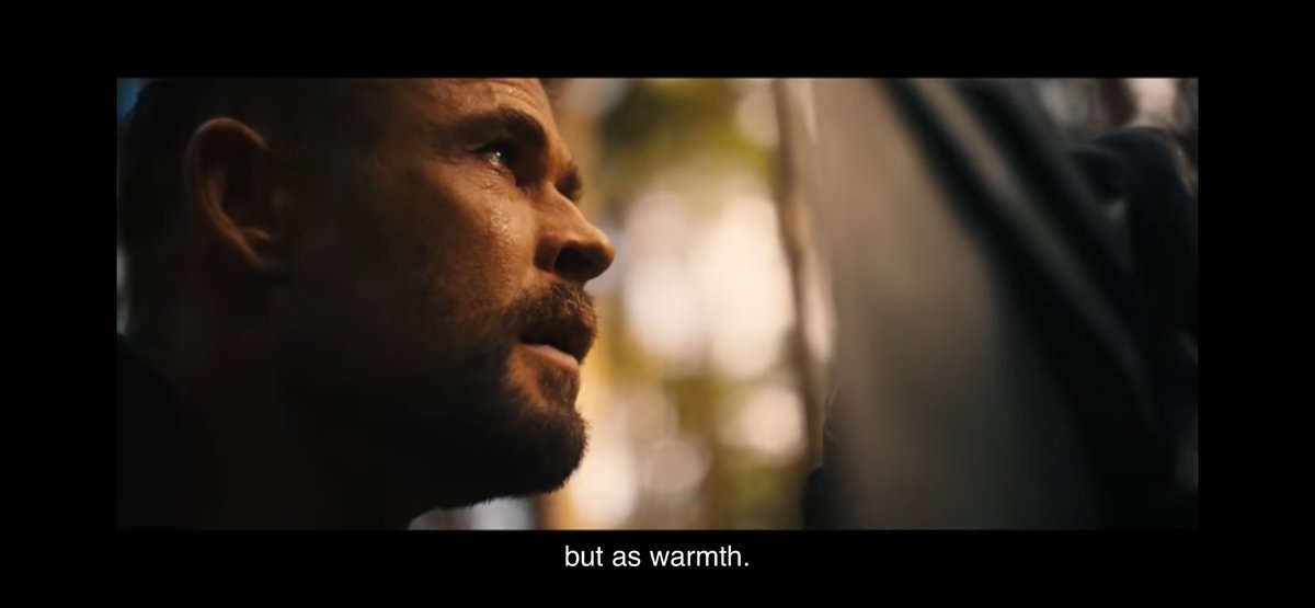 Chris_Deleted's tweet photo. In the newest Doomsday trailer, when Thor says this line he means warmth as both love and as a warm body, and he doesn’t wanna come home a warrior because he doesn’t want a warrior’s death (in battle). Thor, a literal god, is praying for his life.

This movies gonna be insane. https://t.co/RceZnds2Zj