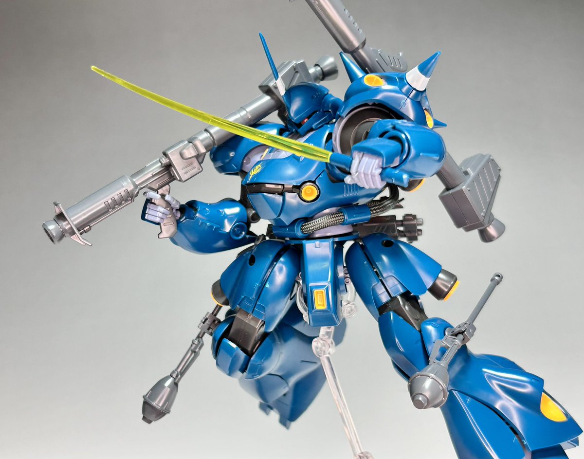 MG 1/100 MS-18E ケンプファー 今年最後の素組完成です めちゃくちゃ