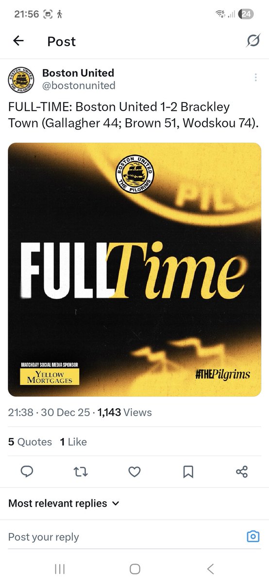 ButlerAndy's tweet image. The Jokemans Buffet is open, help yourselves to the 3 points

2 wins
2 draws
8 defeats

Back to regional football next season, you can't rely on snatching points here and there away from home to stay up.