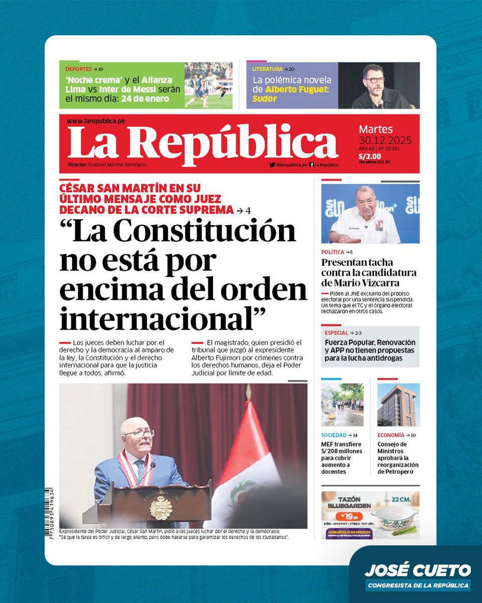 José Cueto tweet media