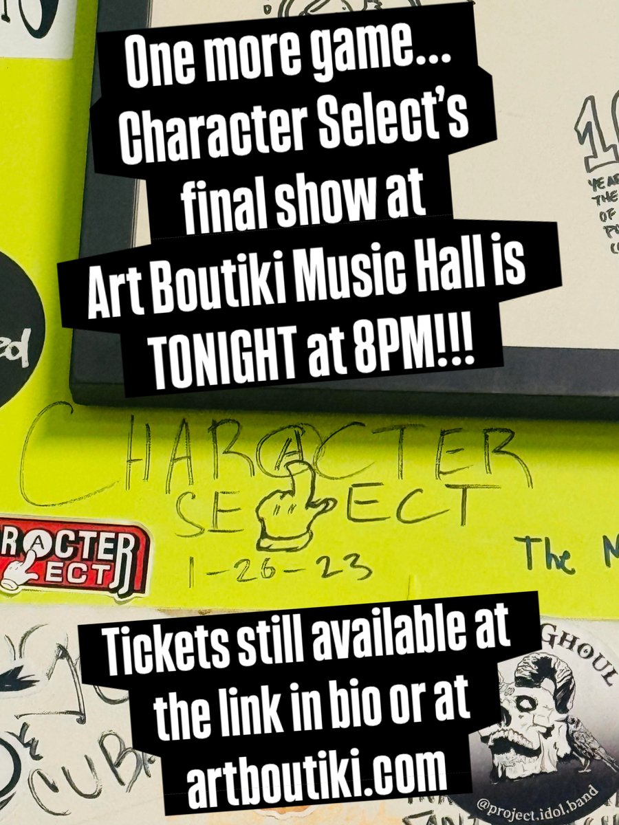 Character Select Band tweet media