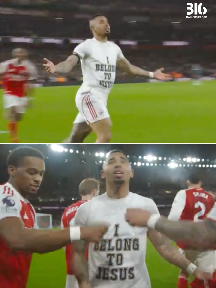 Gabriel Jesus scores for Arsenal and reveals I belong to Jesus