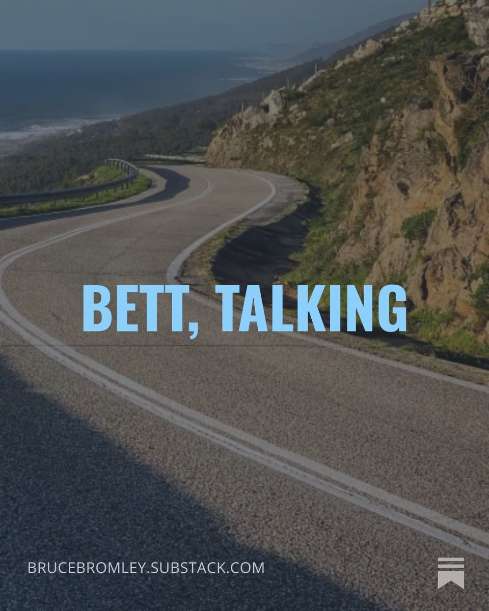 Bdb2D's tweet photo. "Bett, Talking," my new substack:

After  college, everyone I knew stood in a carton that contained their lives,  busy with one job, one man, one dog, each of them lasting until they  stopped. 

Link: https://t.co/MbStmDyrm1 https://t.co/JTVEyrFoJD