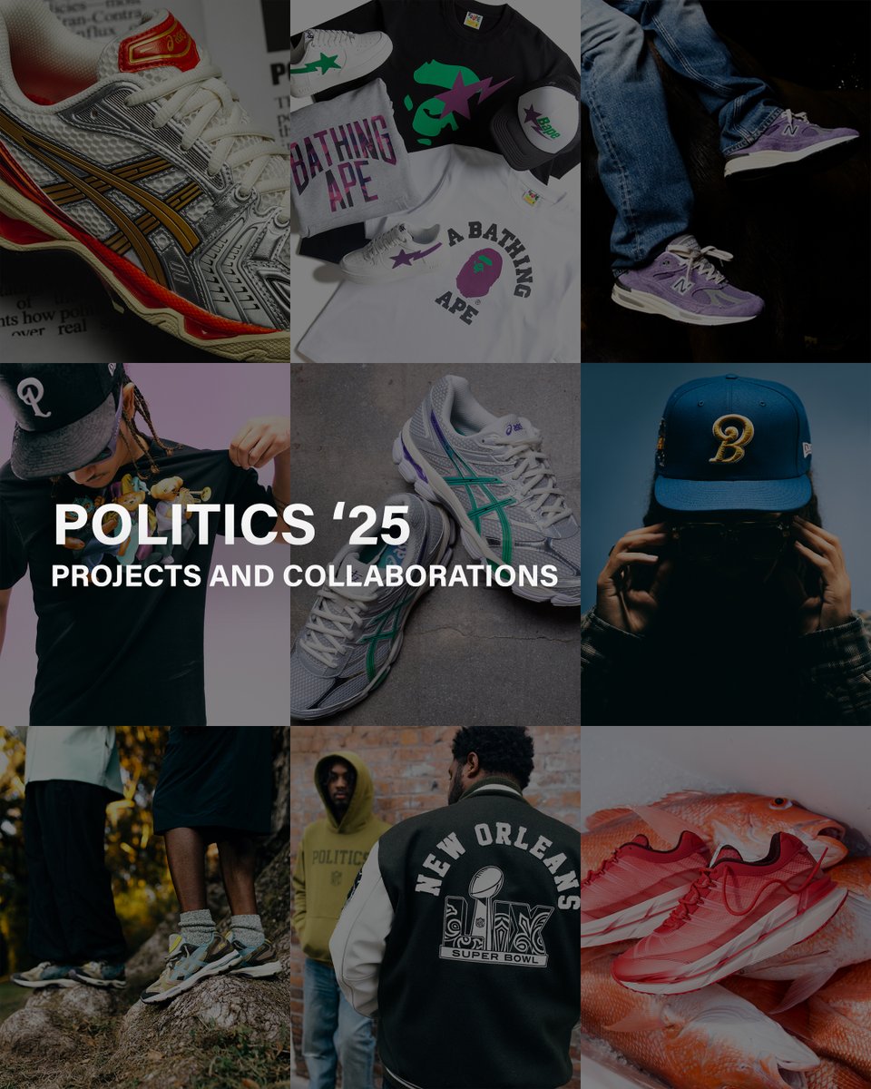 Sneakerpolitics's tweet image. 2025 showed no signs of slowing dow, dropping collabs we couldn't be more proud to put our name on. Thanks for being here 🅿️

Which collab was your favorite?