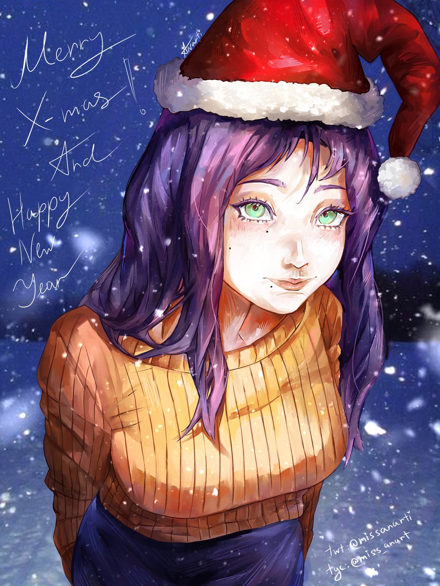 Merry Christmas and happy new year! Santa Claus art for you :3 #ChainsawManFanart #chainsawman