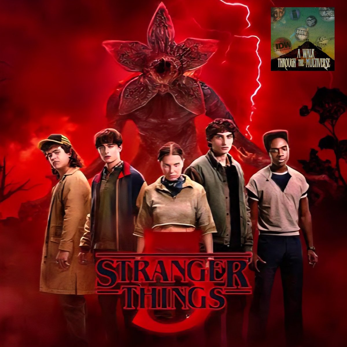 WalkTheVerse's tweet image. The second volume of Stranger Things is here and I go over some of my thought on the episodes, and for some reason, can't help but do a breakdown of the episodes as well. #StrangerThings #StrangerThings5 #StrangerThings5vol2