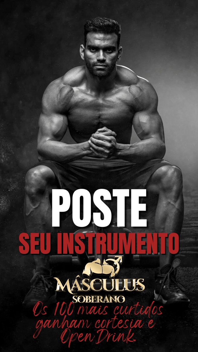 Masculusbsb's tweet image. 🔥 ATENÇÃO 👀
Os 100 instrumentos 🍆🍑 mais curtidos dessa foto garantem CORTESIA + DRINK SOBERANO 🍸

Quer entrar com vantagem?
Então curte, comenta, compartilha e faz esse post ferver.

Aqui não ganha quem pede.
Ganha quem provoca.

🚹 Festa exclusiva para homens