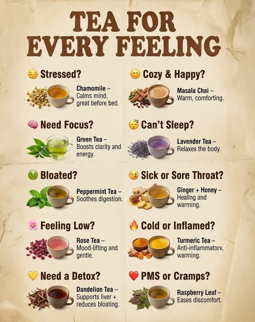 Tea for every felling.