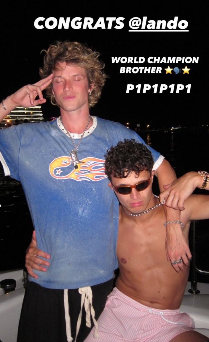 F1Studs's tweet image. Lando Norris - 1 hour left