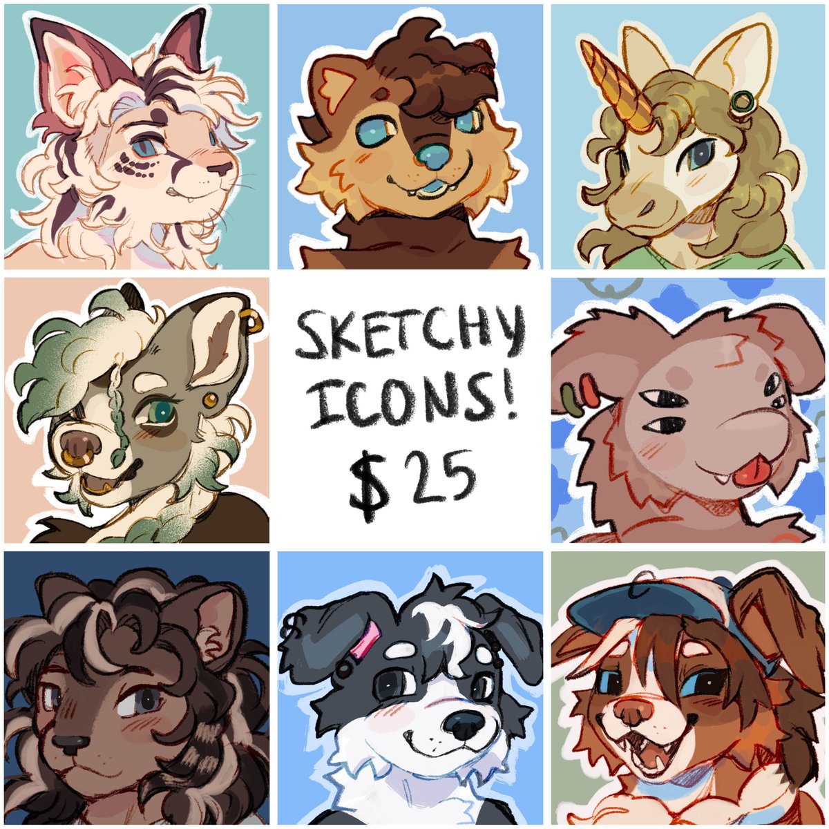 fauxmantis's tweet image. my $25 icons are open again!
info below⬇️