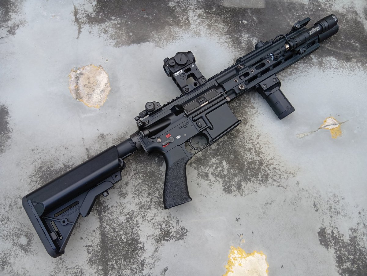 #今年一番気に入った銃だして

HK416DとPP-19 Bizonの2本かな 