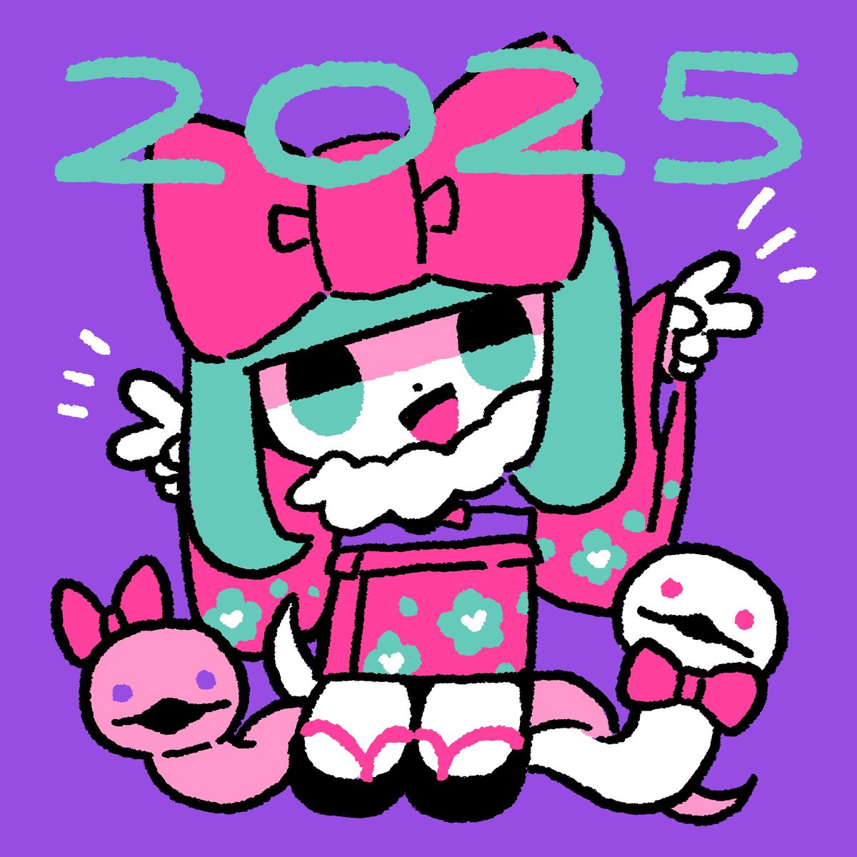 【タカハシユリ チヨコMelting限定ポスター】 今年もチヨコ共々よろしくお願いしますー！🎉