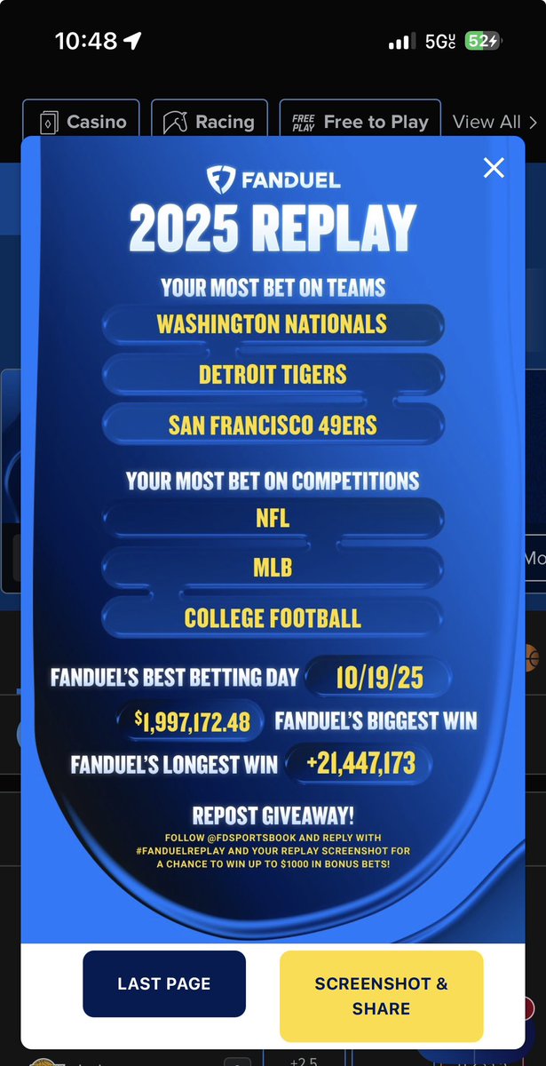 IsthAtboOby's tweet photo. @FDSportsbook #FanDuelReplay https://t.co/KNVtSdrJ3s